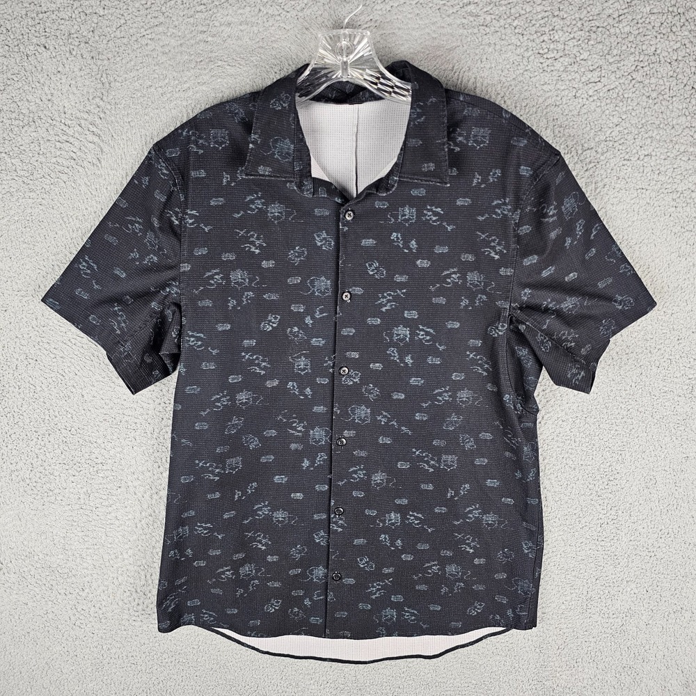 Lululemon Airing Easy Shirt Men's Classic Fit Lightweight Short Sleeve Button-Up